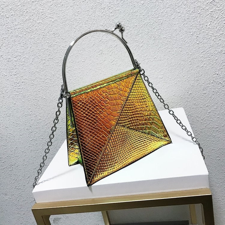 Laser Color Shoulder Bag Messenger Bag Chain Bag Ladies Handbag