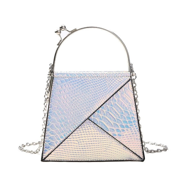 Laser Color Shoulder Bag Messenger Bag Chain Bag Ladies Handbag