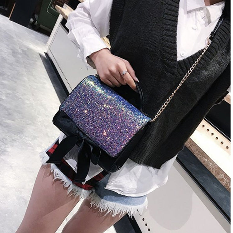 Casual PU Leather Sequin Shoulder Bag Ladies Handbag
