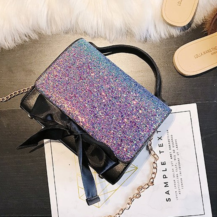 Casual PU Leather Sequin Shoulder Bag Ladies Handbag
