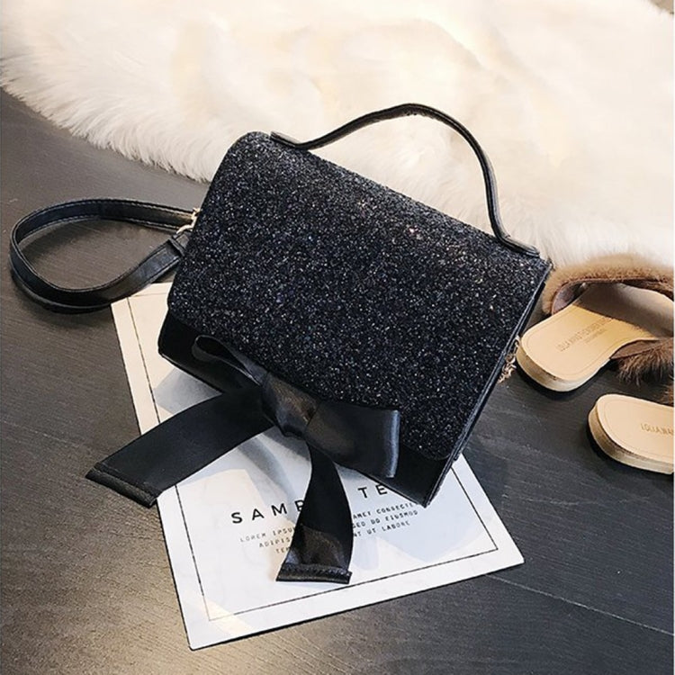 Casual PU Leather Sequin Shoulder Bag Ladies Handbag