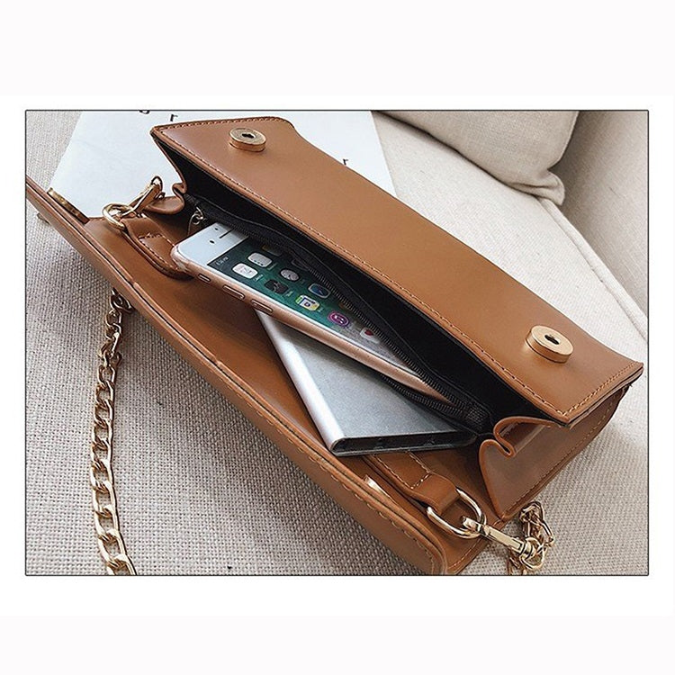 Horizontal Flip Shoulder Bag Messenger Bag Ladies Handbag