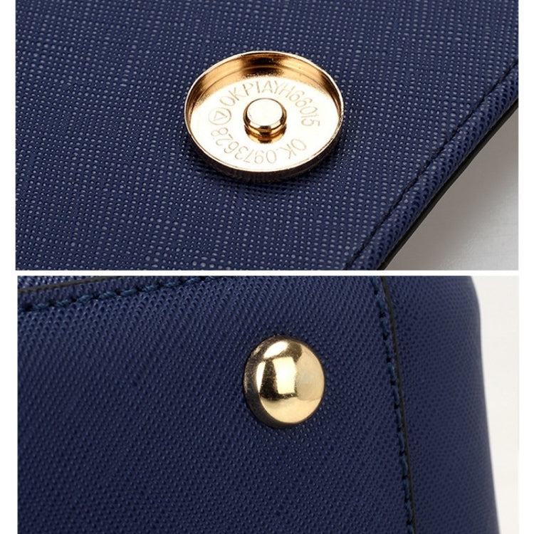 Tassel Cross Texture PU Leather Single Shoulder Crossbody Bag Ladies Handbag (Red)