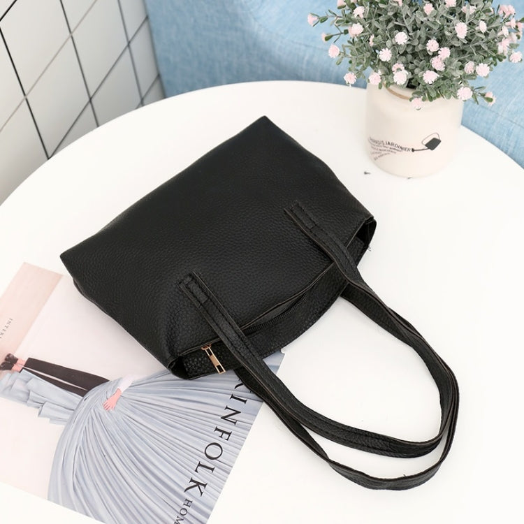 3 in 1 Fashionable PU Leather Single-shoulder Bag Women Handbag Messenger Bag with Tassel