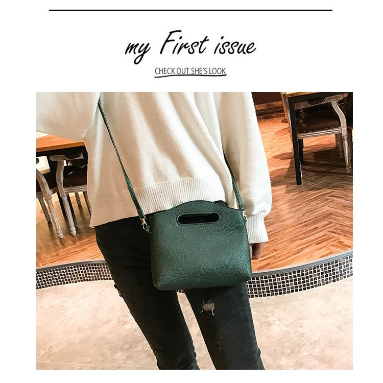 4 in 1 Fashionable PU Leather Women's Handbag Single-shoulder Bag Messenger Bag