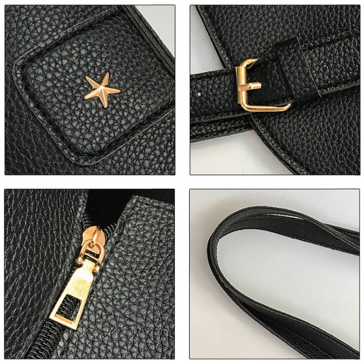 4 in 1 Fashionable PU Leather Women's Handbag Single-shoulder Bag Messenger Bag