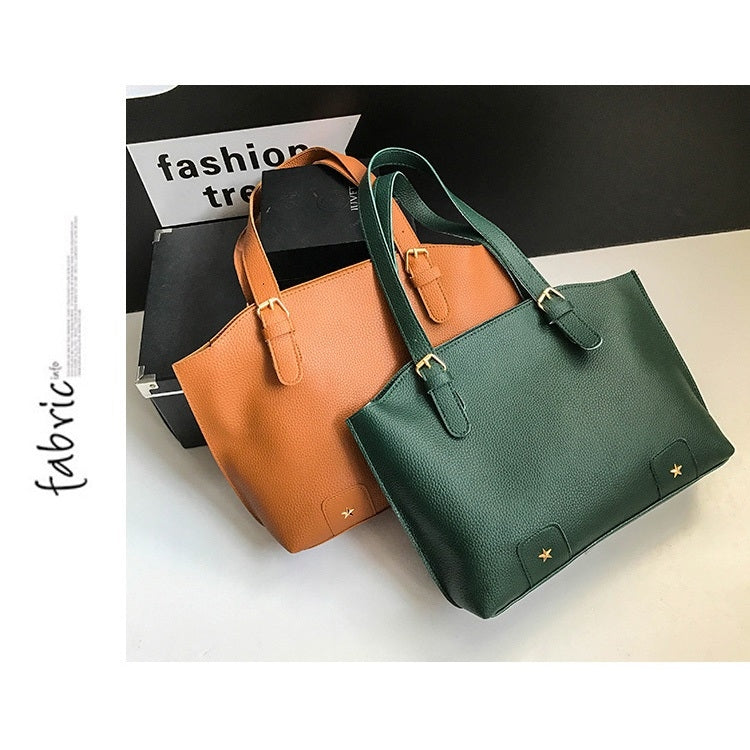 4 in 1 Fashionable PU Leather Women's Handbag Single-shoulder Bag Messenger Bag