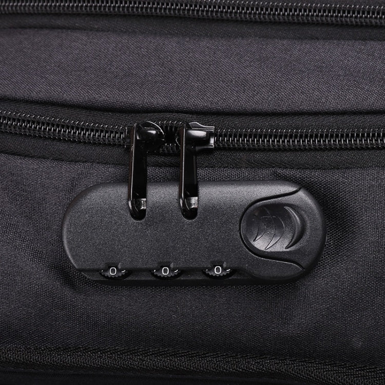 Multi-Function Oxford Portable Casual Double Shoulders School Bag Travel Backpack Bag with Earphone Line Hole & USB Charging