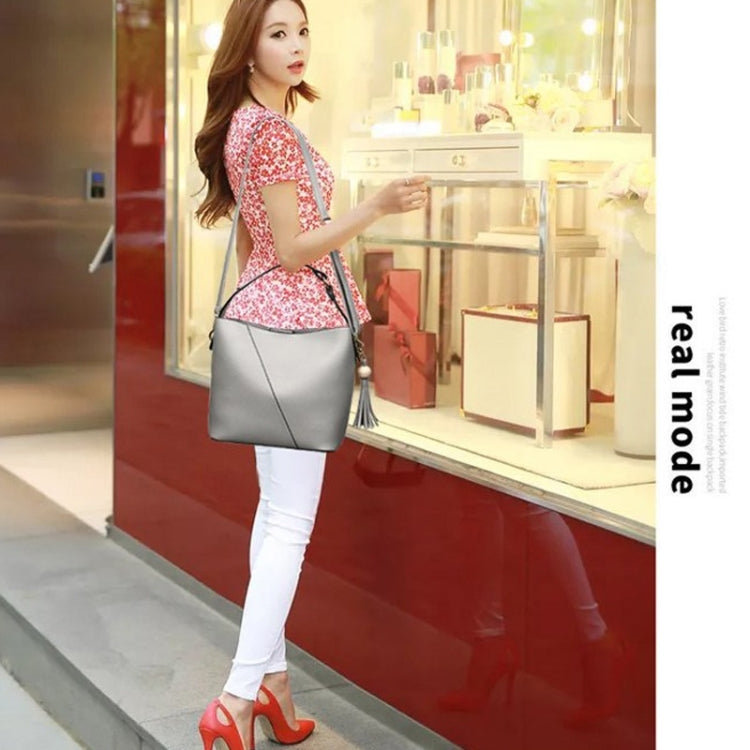2 in 1 Casual PU Shoulder Bag Ladies Handbag Messenger Bag