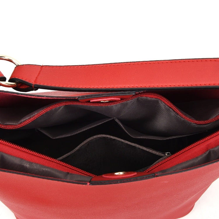 2 in 1 Casual PU Shoulder Bag Ladies Handbag Messenger Bag