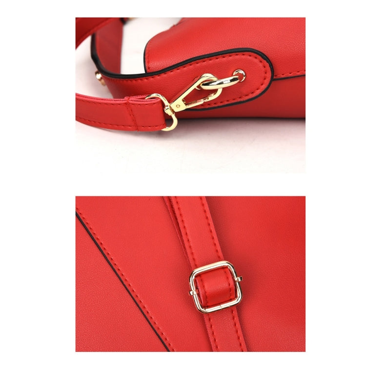 2 in 1 Casual PU Shoulder Bag Ladies Handbag Messenger Bag