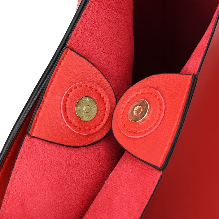 2 in 1 Casual PU Shoulder Bag Ladies Handbag Messenger Bag