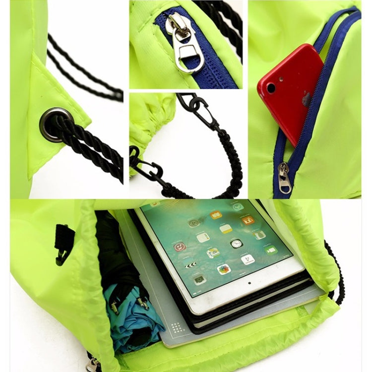 Drawstring Double Shoulders School Bag Travel Backpack Bag