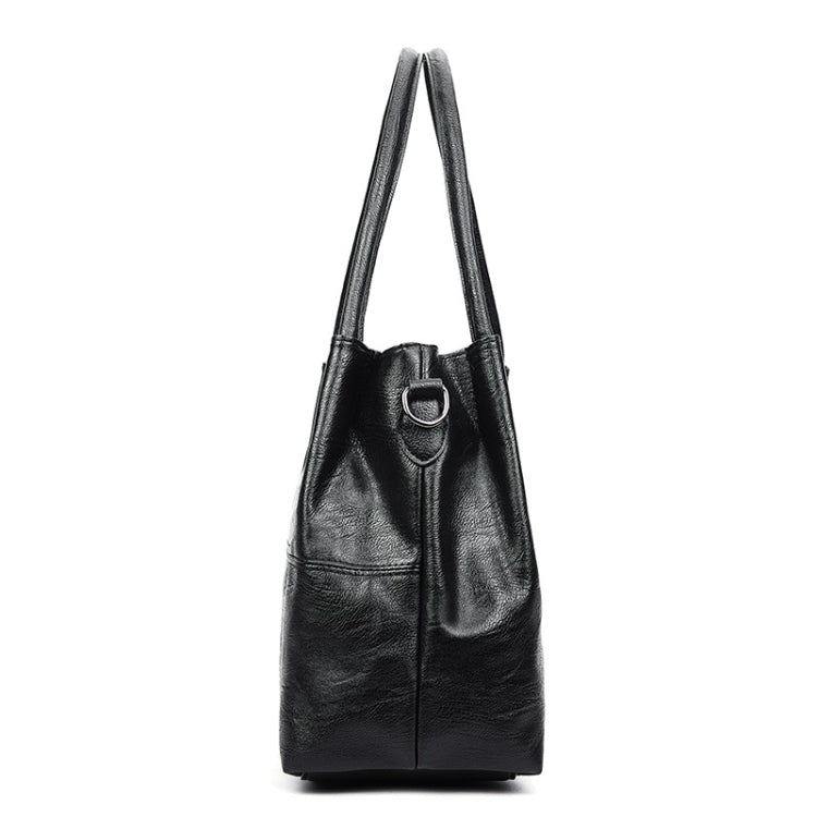 2 in 1 Casual PU Shoulder Bag Ladies Handbag Messenger Bag