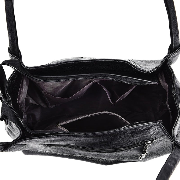 2 in 1 Casual PU Shoulder Bag Ladies Handbag Messenger Bag