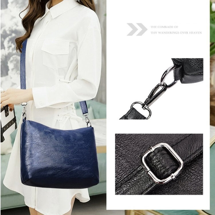 2 in 1 Casual PU Shoulder Bag Ladies Handbag Messenger Bag