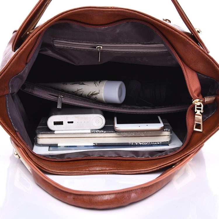3 in 1 Casual PU Shoulder Bag Ladies Handbag Messenger Bag