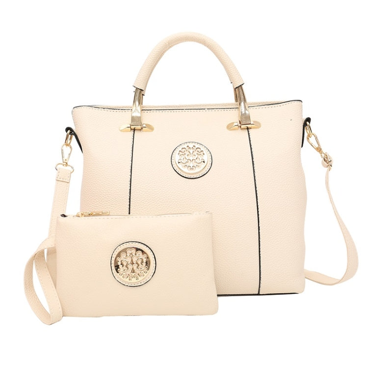 2 in 1 Casual PU Leather Shoulder Bag Ladies Handbag Messenger Bag