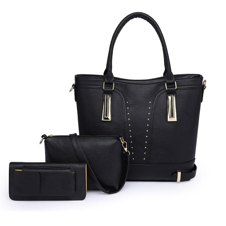 3 in 1 Casual PU Shoulder Bag Ladies Handbag Messenger Bag