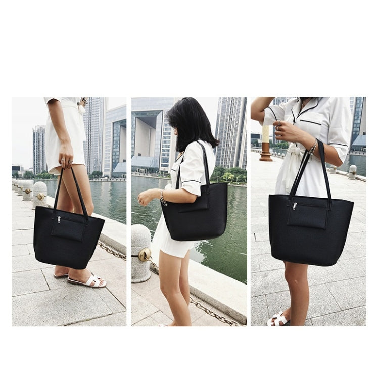 4 in 1 Casual PU Shoulder Bag Ladies Handbag Messenger Bag