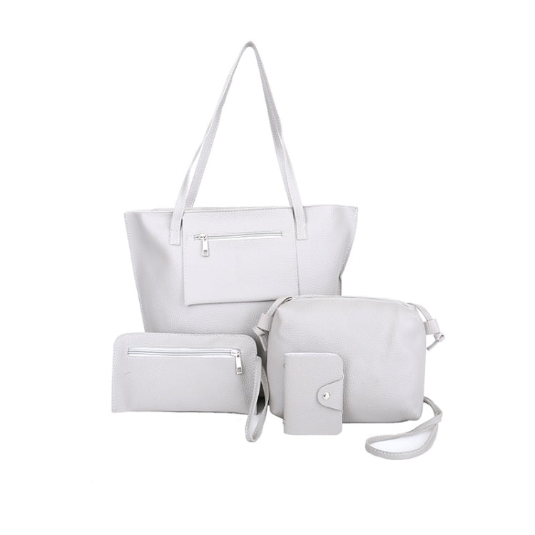 4 in 1 Casual PU Shoulder Bag Ladies Handbag Messenger Bag