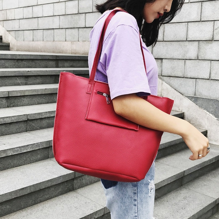 4 in 1 Casual PU Shoulder Bag Ladies Handbag Messenger Bag