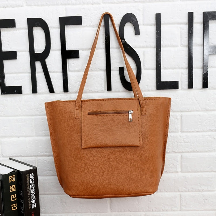 4 in 1 Casual PU Shoulder Bag Ladies Handbag Messenger Bag