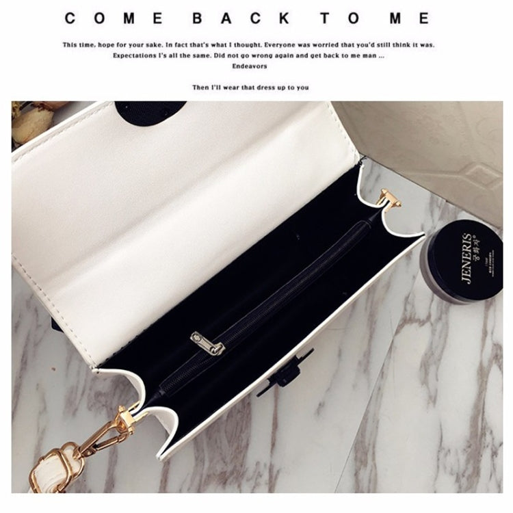 Double-color Matching PU Leather Single Shoulder Bag Ladies Handbag Messenger Bag