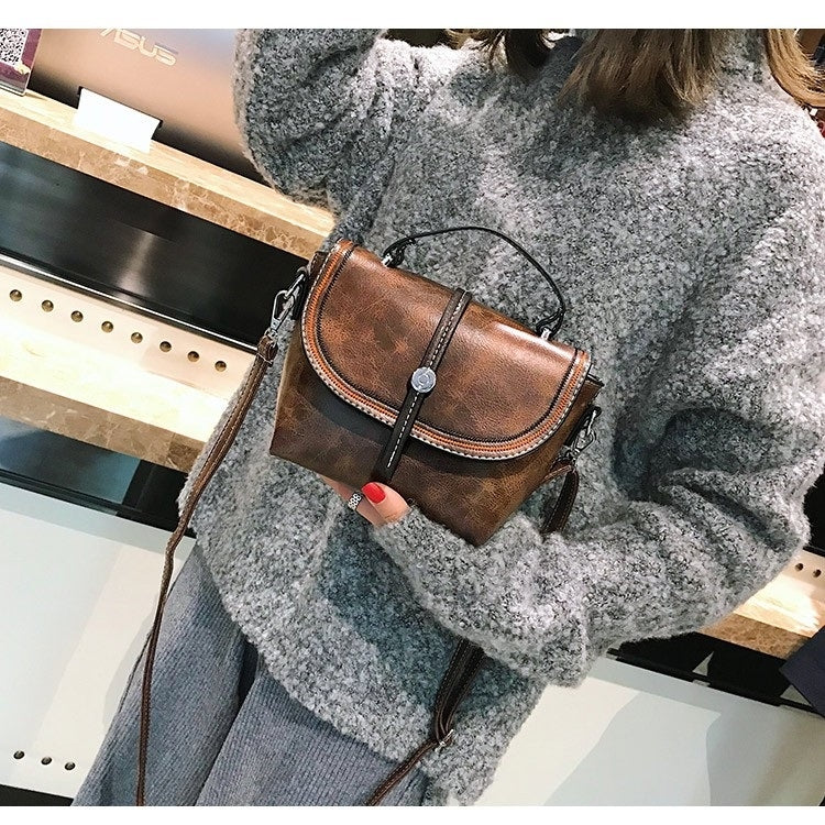 Fashion PU Leather Single Shoulder Bag Ladies Messenger Bag Handbag