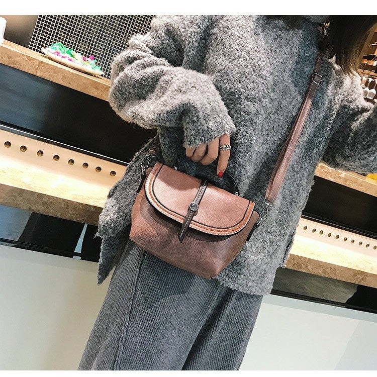 Fashion PU Leather Single Shoulder Bag Ladies Messenger Bag Handbag
