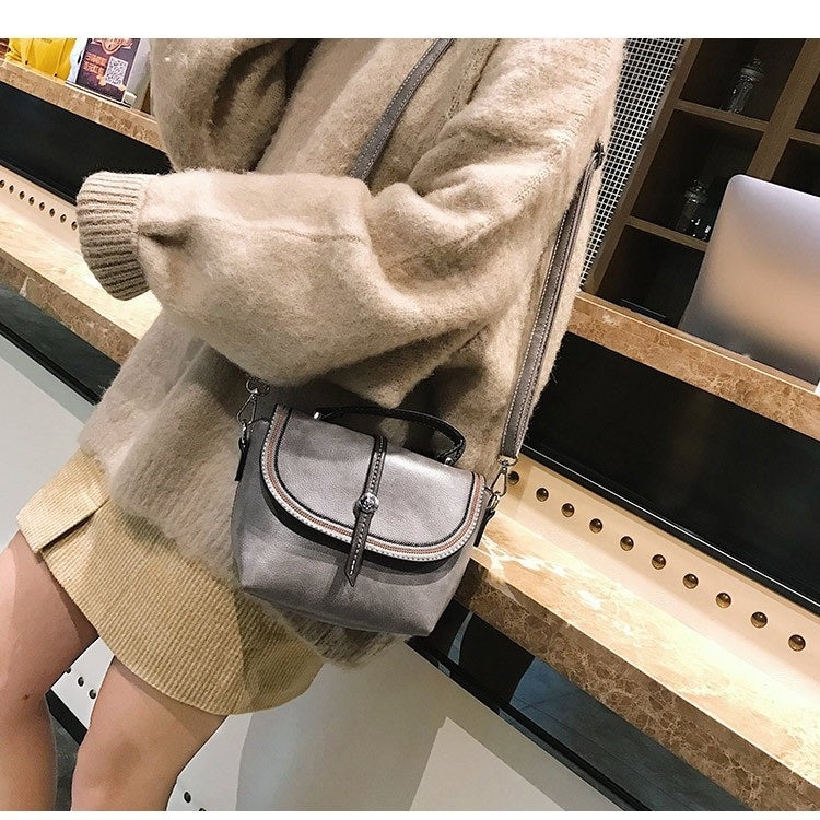 Fashion PU Leather Single Shoulder Bag Ladies Messenger Bag Handbag