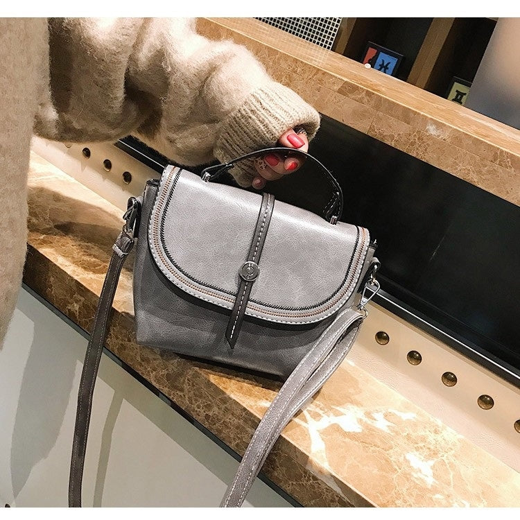 Fashion PU Leather Single Shoulder Bag Ladies Messenger Bag Handbag