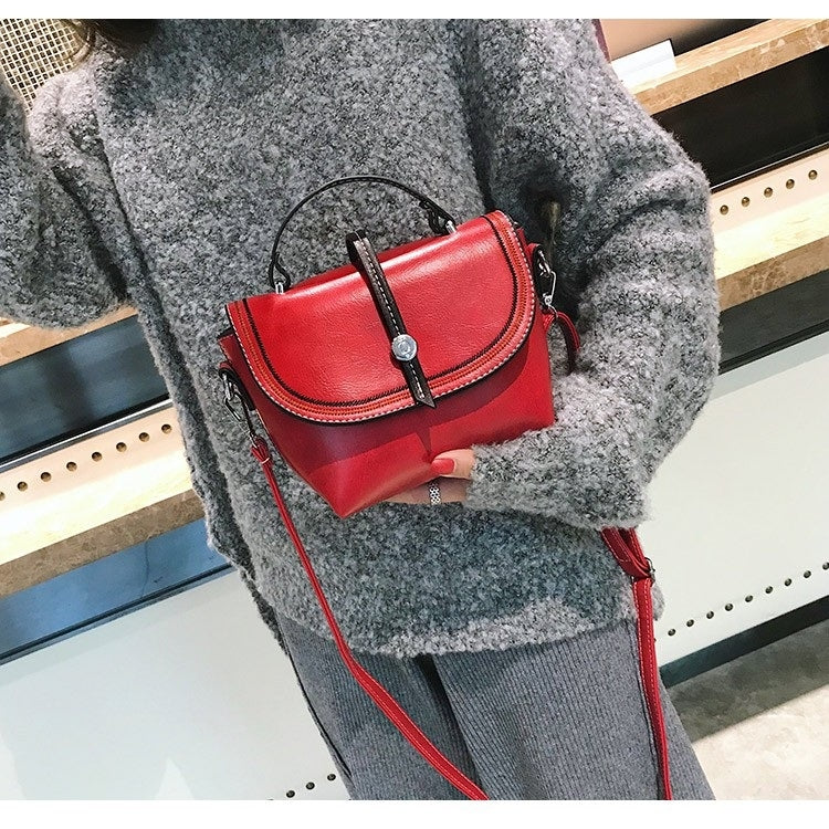 Fashion PU Leather Single Shoulder Bag Ladies Messenger Bag Handbag