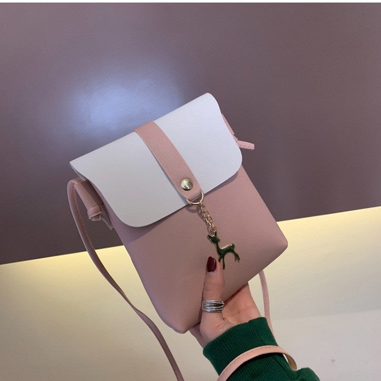 Mini PU Leather Shoulder Bag Ladies Handbag Phone Case