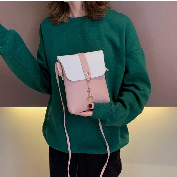 Mini PU Leather Shoulder Bag Ladies Handbag Phone Case