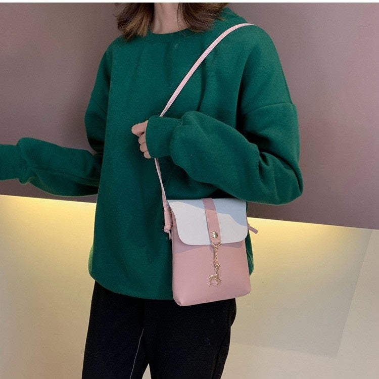 Mini PU Leather Shoulder Bag Ladies Handbag Phone Case