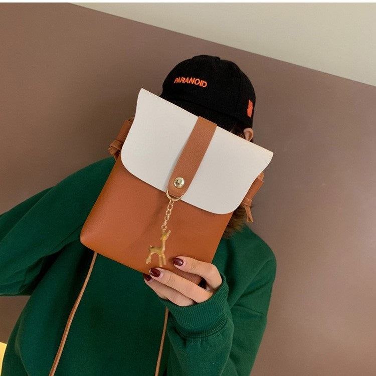 Mini PU Leather Shoulder Bag Ladies Handbag Phone Case