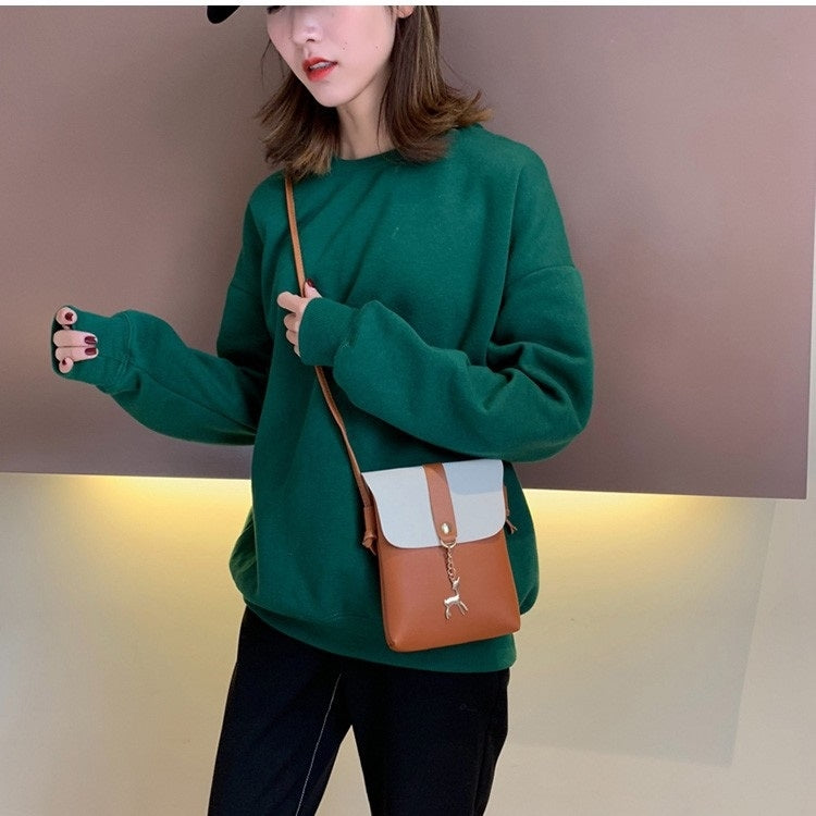 Mini PU Leather Shoulder Bag Ladies Handbag Phone Case