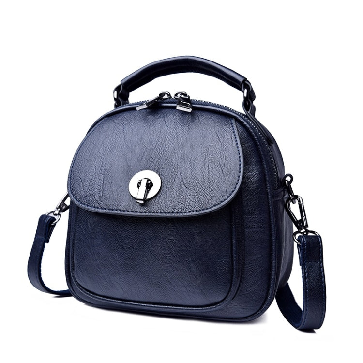 Fashion PU Double Shoulders Bag Messenger Bag Ladies Backpack Handbag