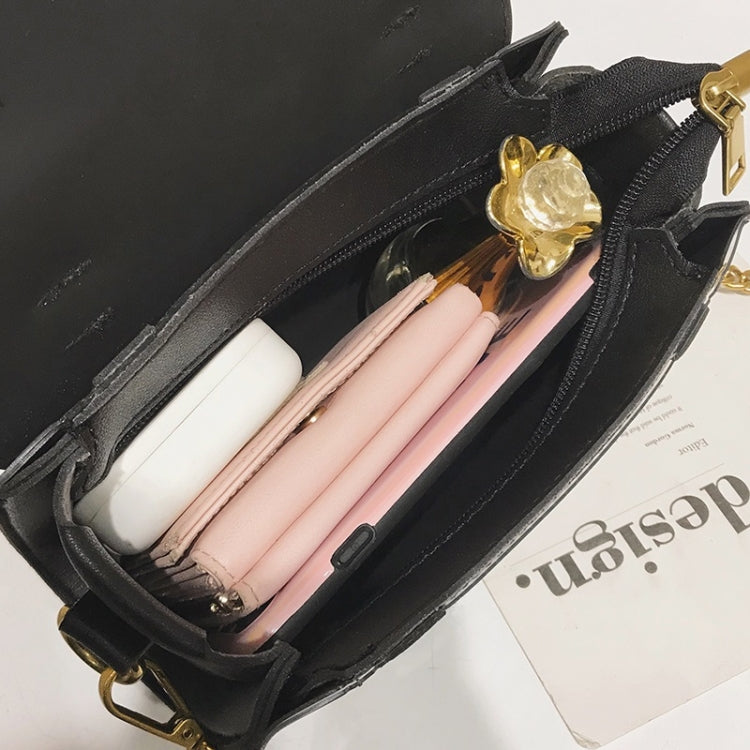 Solid Color Jelly PU Shoulder Bag Small Square Bag Ladies Handbag Messenger Bag