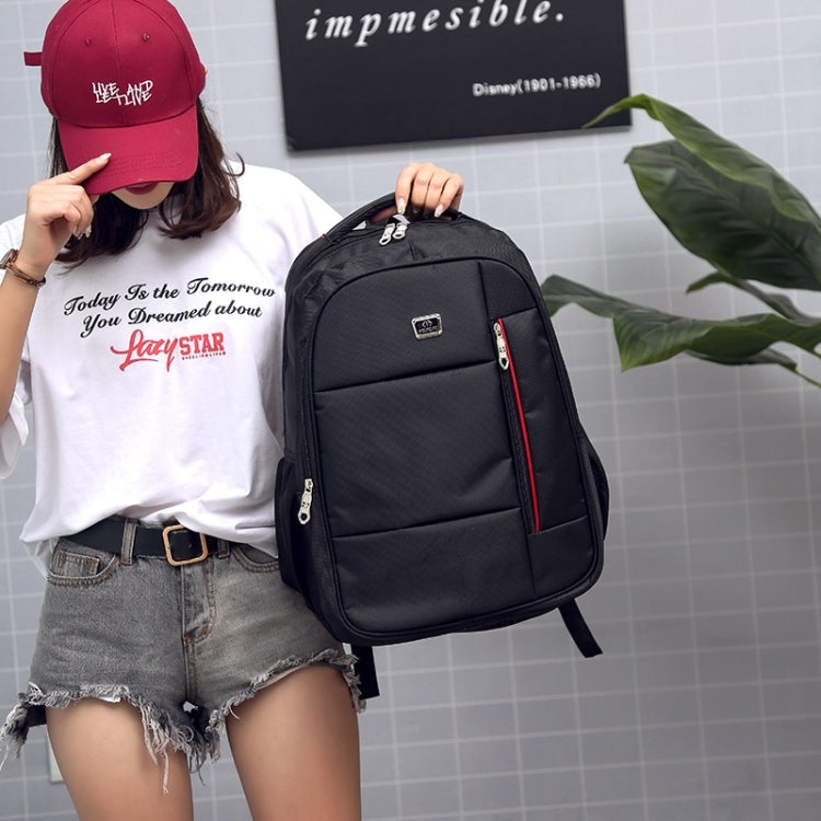 Multifunctional Backpack Waterproof Casual Fashion Backpack Couple Bag Sports Bag (Black)