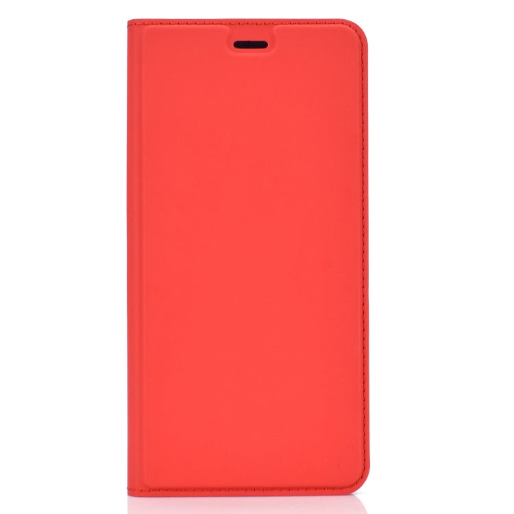 Ultra-thin Pressed Magnetic TPU+PU Leathe Case for Huawei Mate 20 Lite, with Card Slot & Holder