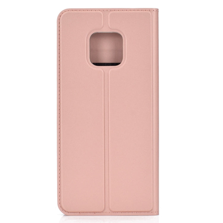 Ultra-thin Pressed Magnetic TPU+PU Leathe Case for Huawei Mate 20 Pro, with Card Slot & Holder