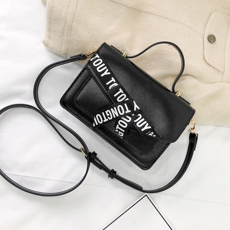 Fashion Shoulder Bag Letter Bow Small Square Bag Ladies Messenger Bag Handbag