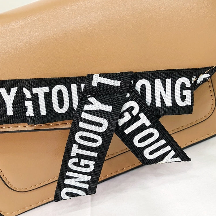 Fashion Shoulder Bag Letter Bow Small Square Bag Ladies Messenger Bag Handbag