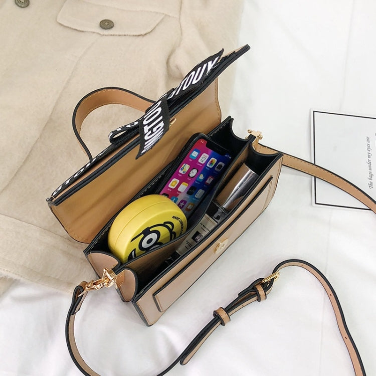 Fashion Shoulder Bag Letter Bow Small Square Bag Ladies Messenger Bag Handbag