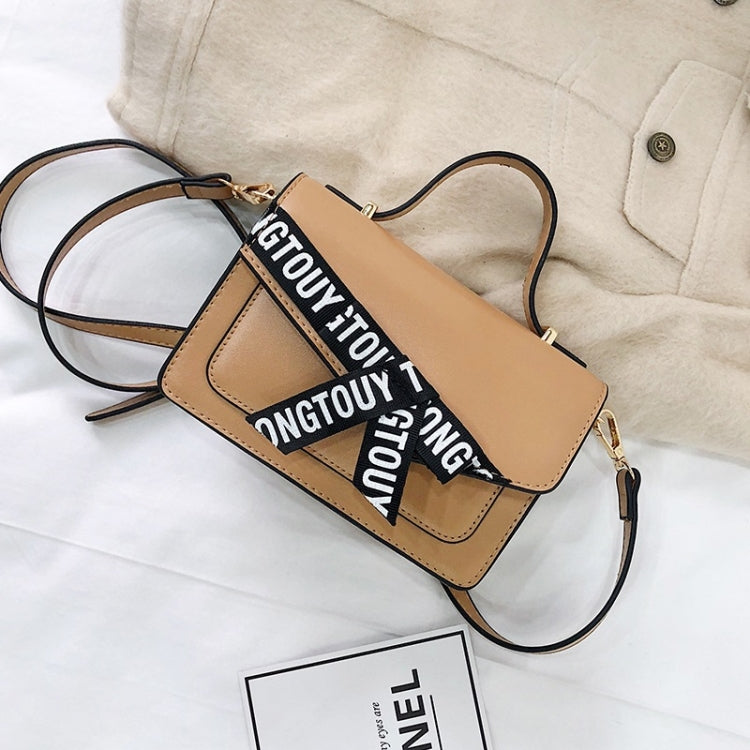 Fashion Shoulder Bag Letter Bow Small Square Bag Ladies Messenger Bag Handbag