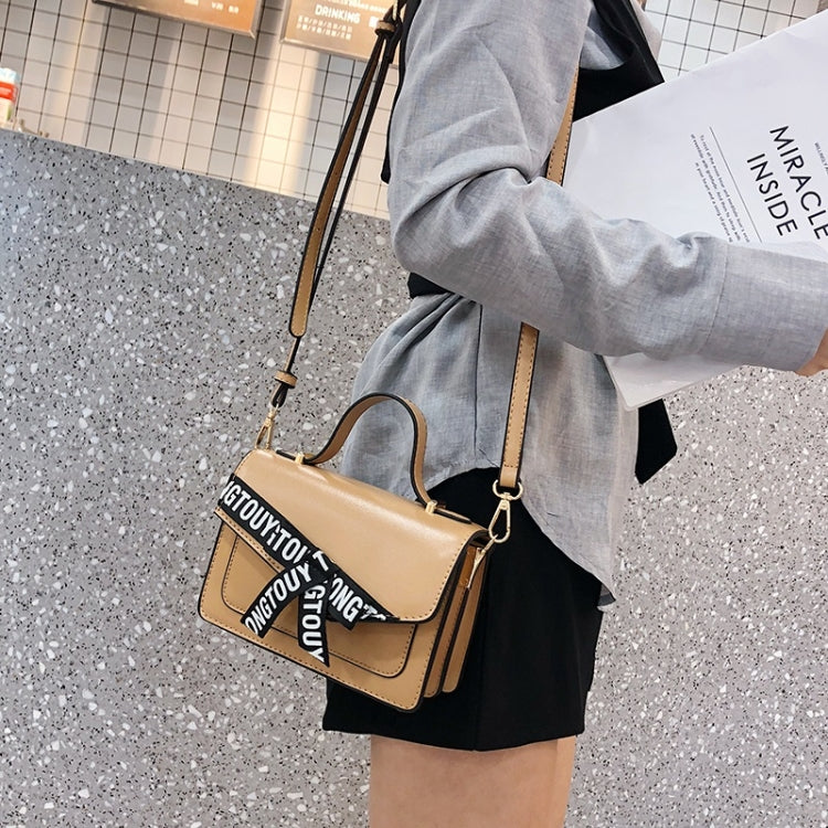 Fashion Shoulder Bag Letter Bow Small Square Bag Ladies Messenger Bag Handbag