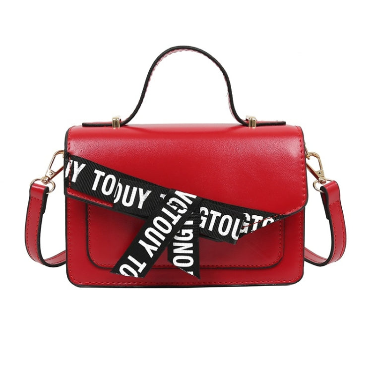 Fashion Shoulder Bag Letter Bow Small Square Bag Ladies Messenger Bag Handbag