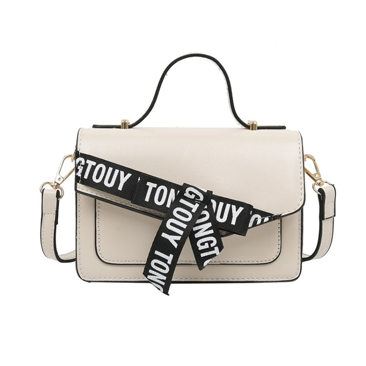 Fashion Shoulder Bag Letter Bow Small Square Bag Ladies Messenger Bag Handbag